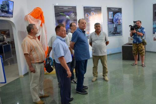 Посещение музея космонавтики делегацией АО ВПК НПО машиностроения